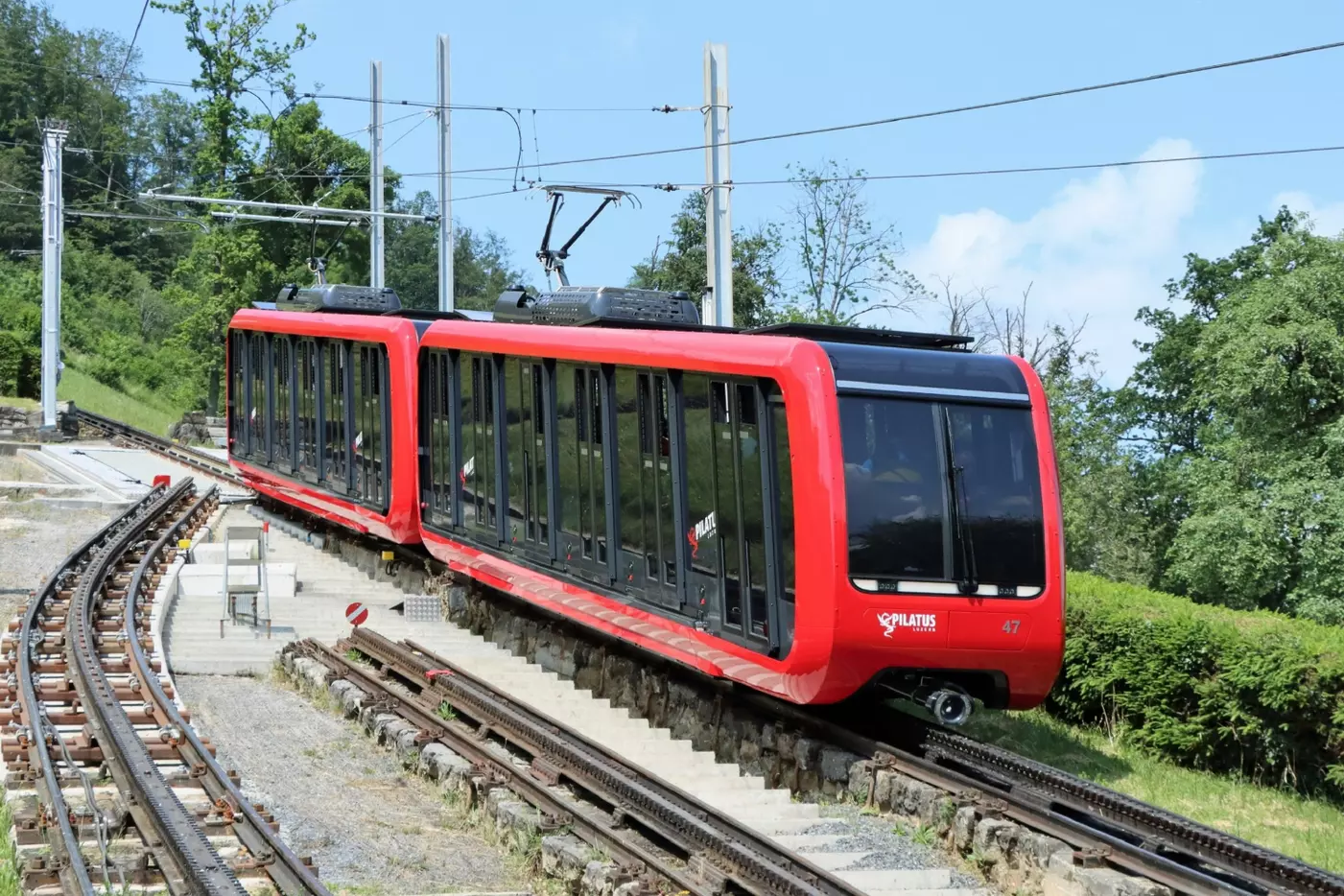 Neue Zahnradbahn auf den Pilatus