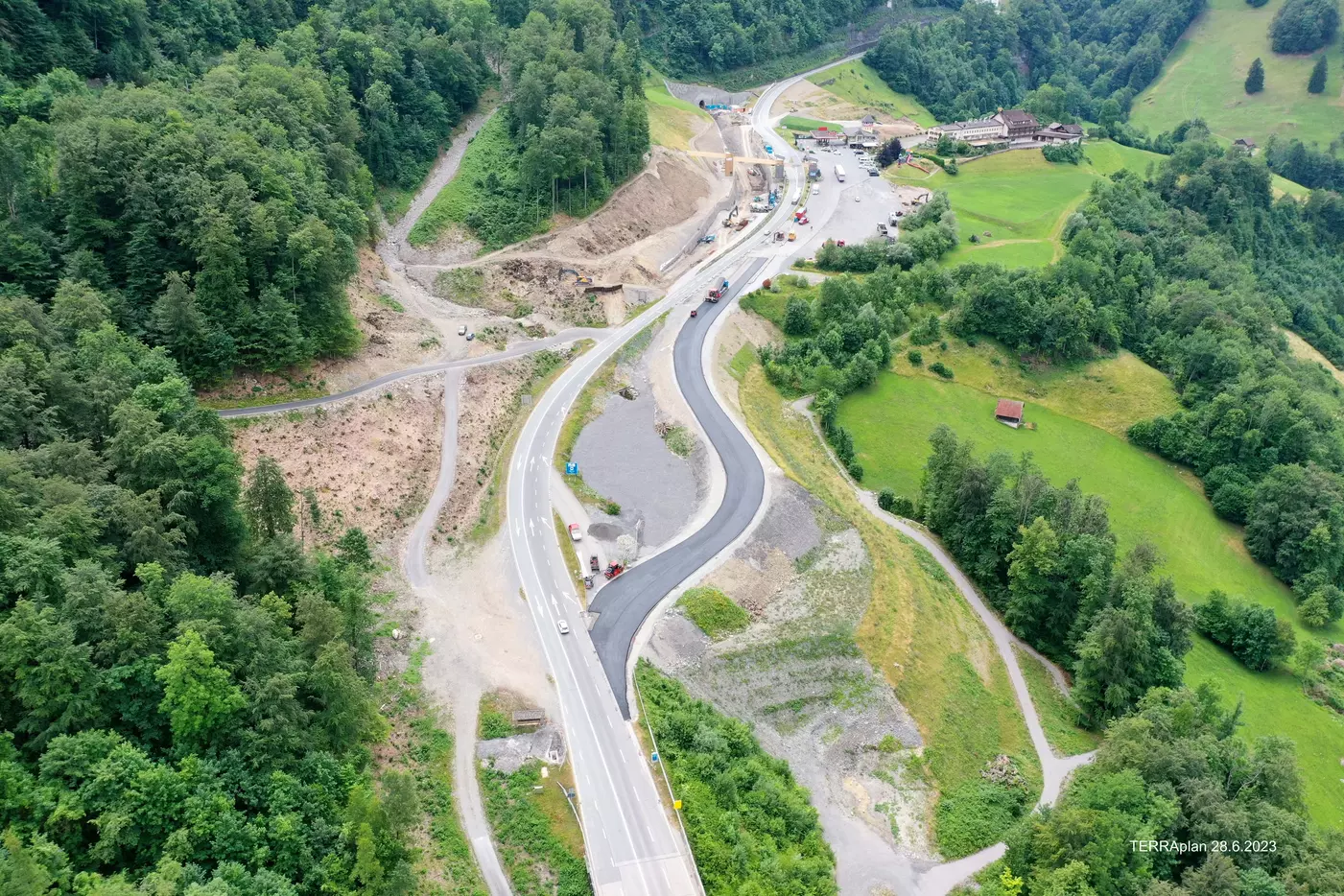 Netzvollendung N8 / Lungern Nord – Giswil Süd (Quelle: Terraplan)