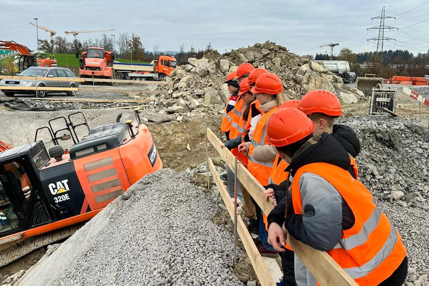 Baustellenbesichtigung Umfahrung Cham-Hünenberg