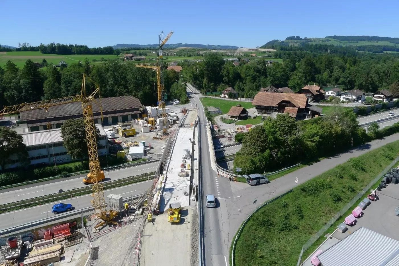 N06 Ersatz Strassenbrücke T28 Kiesen