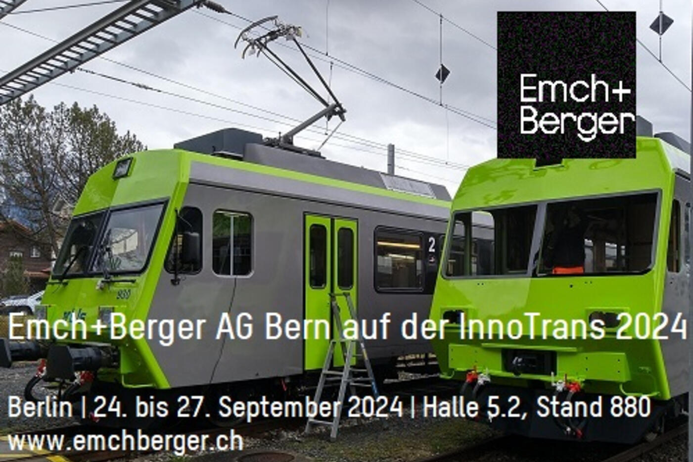 Wir sind auf der InnoTrans 2024 in Berlin