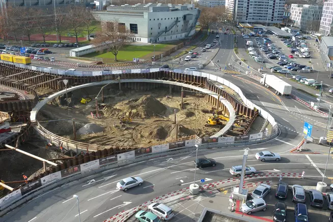 Wankdorfplatz: Verkehrs- und Bauphasenplanung