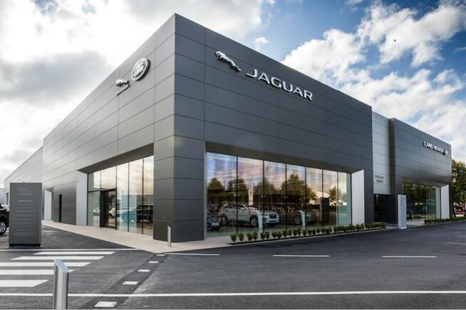 Visualisierung  Aussenansicht Jaguar Land-Rover Verkaufsstelle