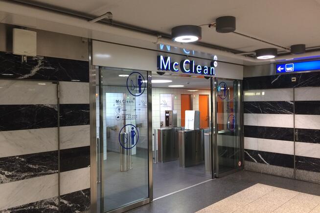 Eingang Mc Clean