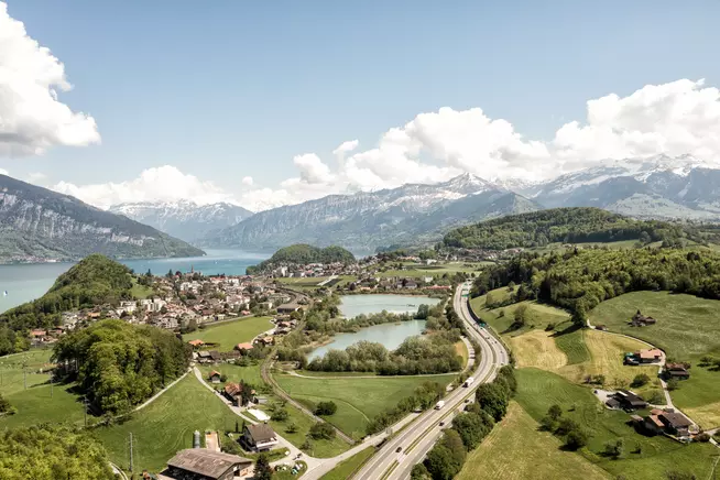 Charakteristisches Bild der Strecke