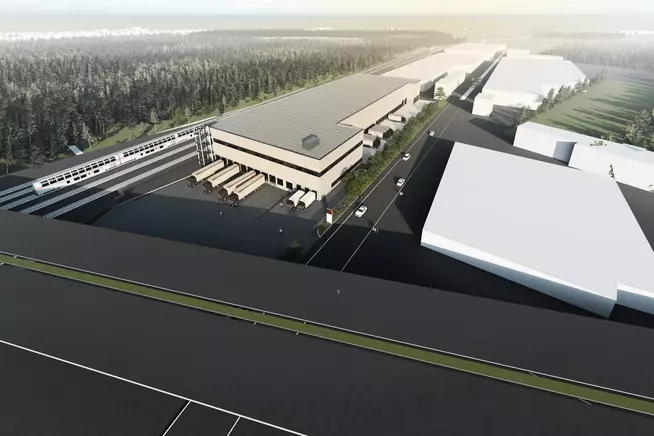 Visualisierung Logistikzentrum Bülach