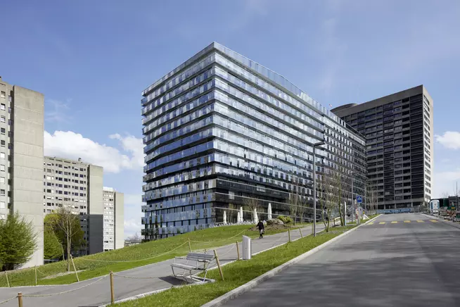 Aussenansicht Triemli Bettenhaus