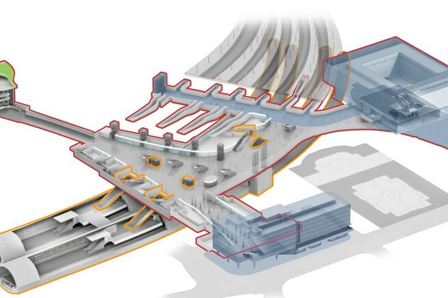 Visualisierung Energiekonzept SBB Bahnhof Bern 